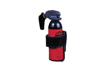Image of Stallion Leather Mk-9 Reinforced Pepper Spray Holder, Black, Plain, MC9-1-B0