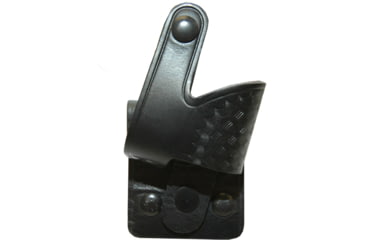 Image of Stallion Leather Monadnock Control Device Baton Holder, Basket Weave - CDH-2-B1-R