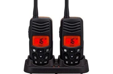 Image of Standard Horizon VHF-HH, 2 pack, 2.5W, Dual Chgr, Floats, New Condition STD-HX100