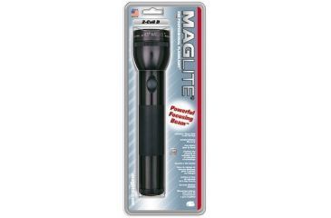 Image of MagLite Standard 2 Cell D LED Flashlight, Black, Blister Pack, SS2D016