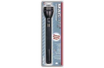 Image of Mag S4C016 Standard Maglite 4C Black Flashlight - Blister Pack