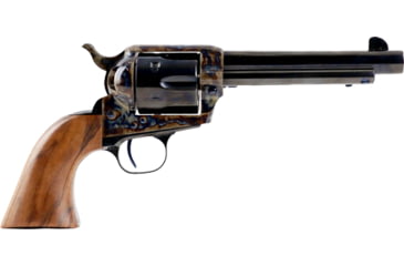 Image of Standard Manufacturing SAA Revolver, .45 Long Colt, 5.5in Barrel, Fixed, Case Colored/Hardened Frame, 1-Piece Walnut Grip, 6 Round Cylinder, SAR5CC1