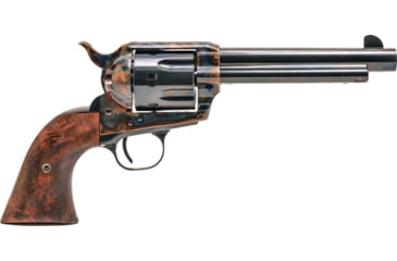 Image of Standard Manufacturing SAA Revolver, .45 Long Colt, 5.5in Barrel, Fixed, Case Colored/Hardened Frame, 2-Piece Walnut Grip, 6 Round Cylinder, SAR5CC2