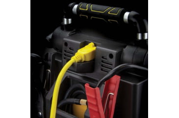 Image of Stanley 1200 Peak Amp 12V Jump Starter, Power Station &amp; Air Compressor, Yellow/Black, J5CPD