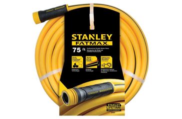 Image of Stanley Tools 75ft x 5/8in Fatmax Garden Hose, Black/Yellow, BDS6651
