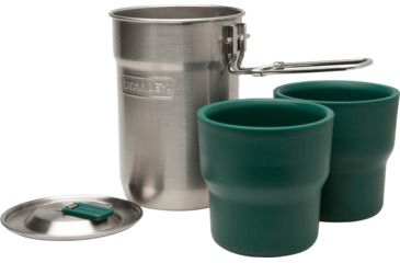 Image of Stanley Adventure The Nesting Two Cup Cook Set, Stainless Steel, 24 oz, 10-01290-025