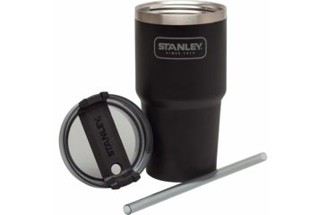 Image of Stanley Adventure Vacuum Quencher 20oz-, Matte Black, 20 ounce, 10-02662-071