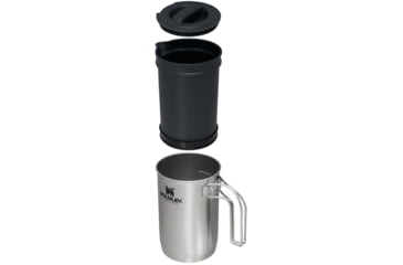 Image of Stanley All-In-One Boil w/ Brew French Press, Stainless Steel Shale, 32 oz/0.94 L, 10-02345-026