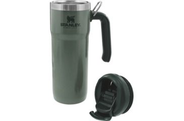 Image of Stanley Classic TwinLock Travel Mug, Hammertone Green, 20 oz, 10-06442-009
