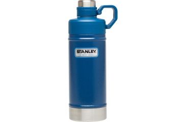 Image of Stanley Classic Vacuum Water Bottle, Hammertone Cobalt, 18 oz 10-02105-005
