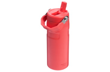 Image of Stanley IceFlow 2.0 Bottle w/Flip Straw Lid, Hot Coral, 16 oz/0.47 L, 10-12110-025