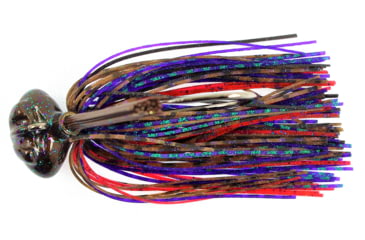 Image of Stanley Jigs Stanleys Stand-Up Football Jig Plum Tasty, Hand Tied, 3/4 oz., SFBJ34-611HT