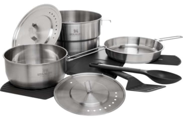 Image of Stanley The Even-Heat Camp Pro Cook Set, Stainless, 4.75qt / 4.5L, 10-09230-001