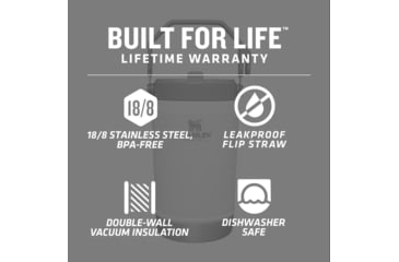 Image of Stanley The IceFlow 40oz Flip Straw Jug, Fog, 40 oz, 10-09996-069