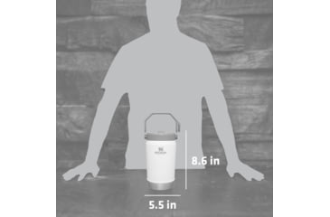 Image of Stanley The IceFlow 40oz Flip Straw Jug, Fog, 40 oz, 10-09996-069