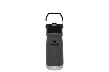 Image of Stanley The IceFlow Flip Straw Water Bottle, Charcoal, 17 oz, 10-09991-002