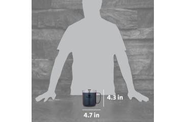 Image of Stanley The Legendary Camp Mug, Hammertone Silver, 12 oz, 10-09366-212