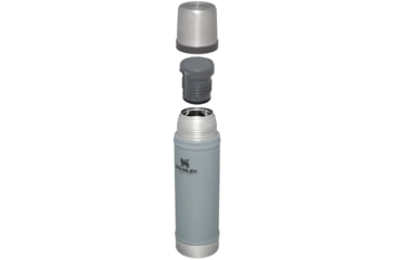 Image of Stanley The Legendary Classic Bottle - 20oz, Hammertone Silver, 20 oz/0.59 L, 10-11345-003