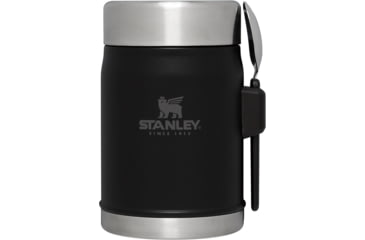 Image of Stanley The Legendary Classic Food Jar w/Spork, Black 2.0, 14 oz/0.4 L, 10-11353-016
