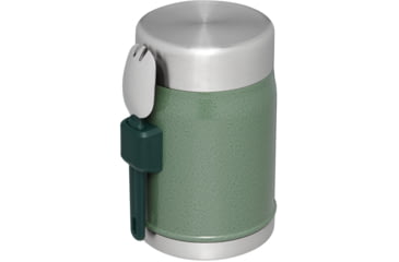 Image of Stanley The Legendary Classic Food Jar w/Spork, Hammertone Green, 14 oz/0.4 L, 10-11353-001