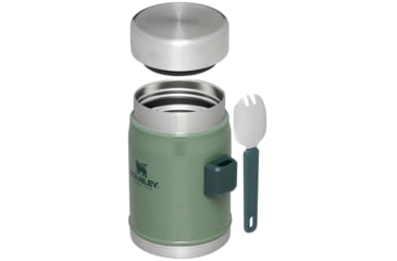 Image of Stanley The Legendary Classic Food Jar w/Spork, Hammertone Green, 14 oz/0.4 L, 10-11353-001
