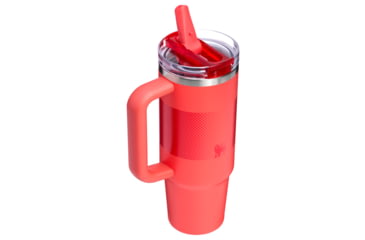 Image of Stanley The Quencher ProTour Flip Straw Tumbler, Hot Coral Fade, 30 oz, 10-12485-046