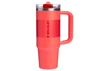 Image of Stanley The Quencher ProTour Flip Straw Tumbler, Hot Coral Fade, 30 oz, 10-12485-046