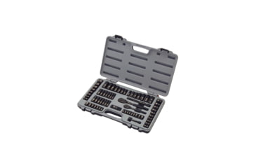 Image of Stanley Tools 69-Piece Black Chrome Mechanics Tool Set, Grey/Black, 92-824