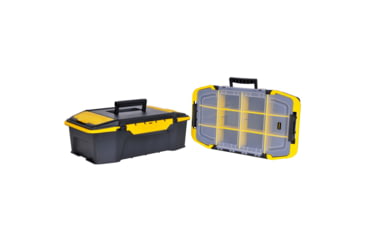 Image of Stanley Tools Click N Connect 2-in-1 Tool Box, Black/Yellow, STST19900