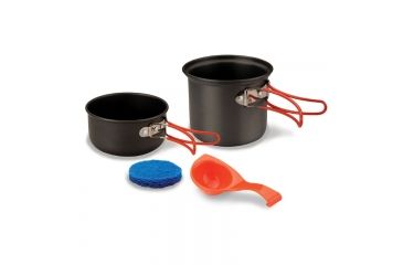 Image of Stansport 1 Person Cook Set - Hard Anodized Aluminum 246