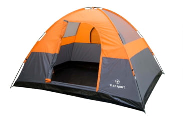 Image of Stansport 3 Season Everest Tent, Orange/Grey, 733-63