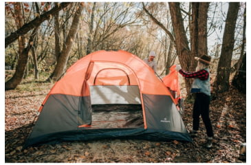 Image of Stansport 3 Season Everest Tent, Orange/Grey, 733-63