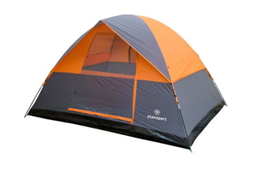 Image of Stansport 3 Season Everest Tent, Orange/Grey, 733-63