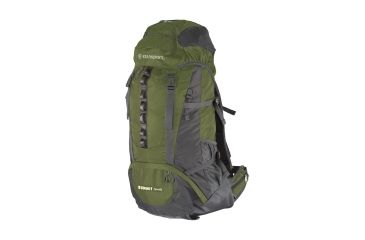 Image of Stansport Adjustable Suspension Frame Pack 70+10 L, w/Hideaway Rain Cover, Olive 1017-100-10