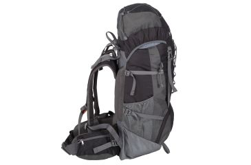 Image of Stansport Adjustable Suspension Frame Pack 70+10 L, w/Hideaway Rain Cover, Black 1017-100-20