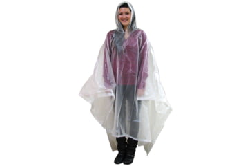 Image of Stansport Adult Peva Poncho - Clear 961-C