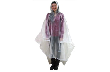 Image of Stansport Adult Peva Poncho - Clear 961-C