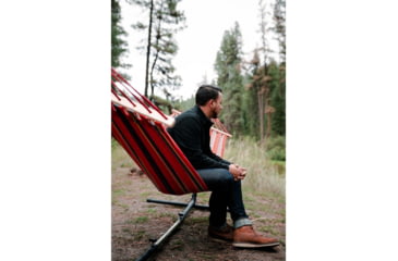 Image of Stansport Bahamas Cotton Hammock - Single - Red - 78x37in 30800-60