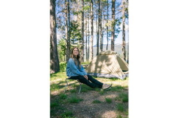 Image of Stansport Black Aluminum Folding Camp Stool, 225lb. Capacity 62600