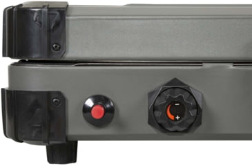 Image of Stansport Boulder Series 2-Burner Propane Stove, 2x 25K BTU Burners, Gray, 24.24L x 17W x 15.5H, 212-700