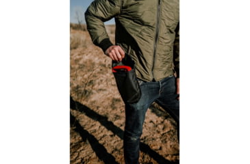 Image of Stansport Double Folding Shovel - Red 328-R