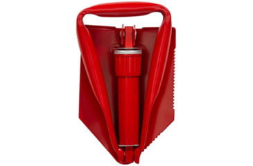 Image of Stansport Double Folding Shovel - Red 328-R