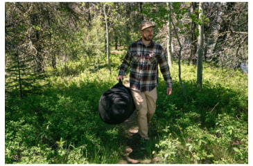 Image of Stansport Duffel Bag w/ Zipper - Black - 21x36in 1230-20