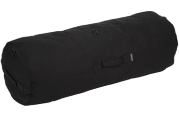 Image of Stansport Duffel Bag w/ Zipper - Black - 21x36in 1230-20