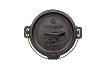 Image of Stansport Dutch Oven, 1qt, Cast Iron, Legess, Pre-Seasoned, Black, 5, 16016