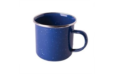 Image of Stansport Enamel Coffee Mug Stainless Steel Edge, 12 oz 192457