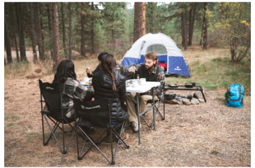 Image of Stansport Folding Table - White - 48 In X 24 In X 29 In 616-2448