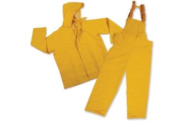 Image of Stansport Industrial Rain Jacket, Yellow, Extra Large, 2014-T-XL