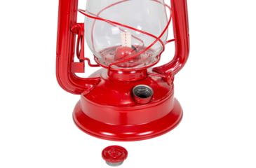 Image of Stansport Kerosene Hurricane Lantern, 12in., Red 48220