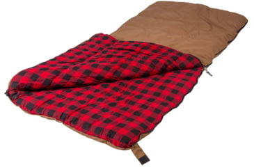 Image of Stansport Kodiak Canvas 6 Lb Sleeping Bag, Olive, 39x81in, 529-100